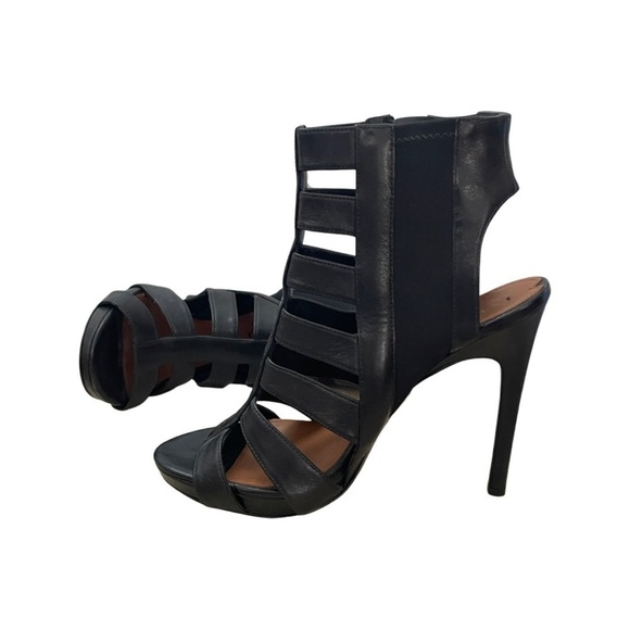 NWOT Via Spiga Gladiator Heel in Black Women’s U.S. Size 8.5 M. - Picture 7 of 16